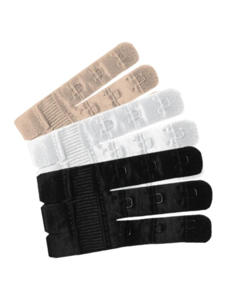 BYE-BRA - EXTENSORES DE CONTORNO FLEXIBLES 3 GANCHOS 3 UDS