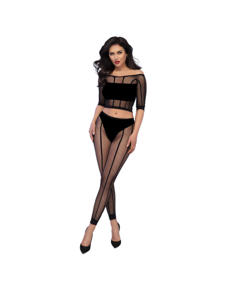 CHILIROSE - CR 4647 TOP and LEGGINS NEGRO S-M