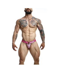 MOB - DNGEON JOCKSTRAP A PRESIÓN ROSA TALLA ÚNICA