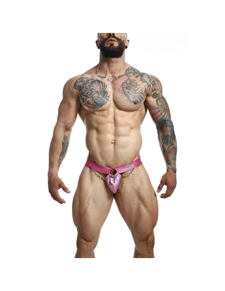 MOB - DNGEON JOCKSTRAP A PRESIÓN ROSA TALLA ÚNICA