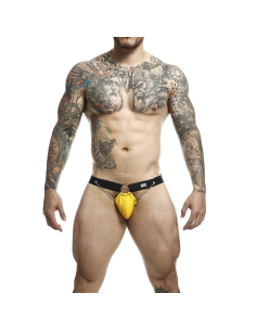 MOB - DNGEON JOCKSTRAP AMARILLO CON CADENAS TALLA ÚNICA