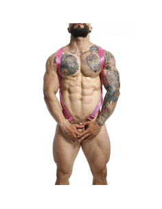 MOB - DNGEON ARNÉS DE ESPALDA CRUZADA ROSA TALLA ÚNICA