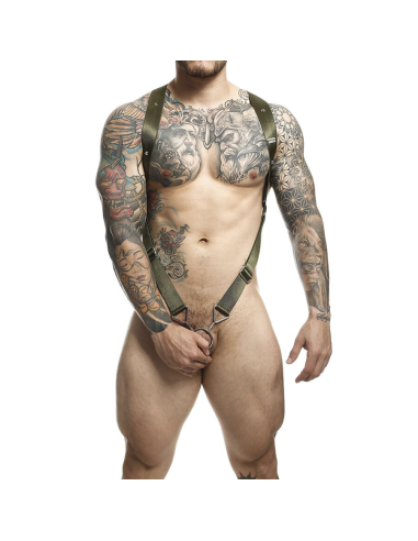 MOB - DNGEON ARNÉS DE ESPALDA CRUZADA VERDE TALLA ÚNICA