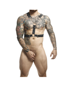 MOB - DNGEON ARNÉS PLATEADO CON CADENAS TALLA ÚNICA