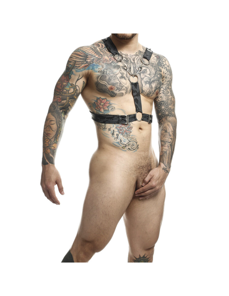 MOB - DNGEON ARNÉS PLATEADO CON CADENAS TALLA ÚNICA