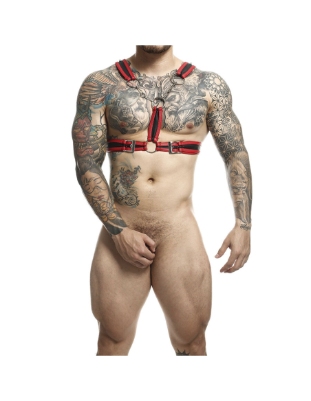 MOB - DNGEON ARNÉS ROJO CON CADENAS TALLA ÚNICA