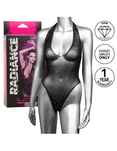 CALEXOTICS - RADIANCE BODY CON ESCOTE EN V PROFUNDO PEDRERÍA