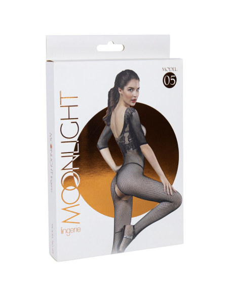 MOONLIGHT - MODELO 5 BODYSTOCKING NEGRO TALLA ÚNICA