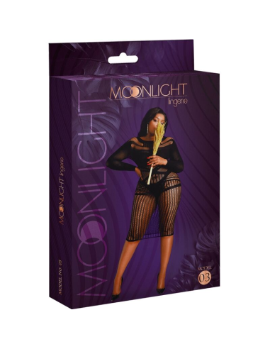 MOONLIGHT - MODELO 3 VESTIDO NEGRO TALLA ÚNICA - PLUS SIZE