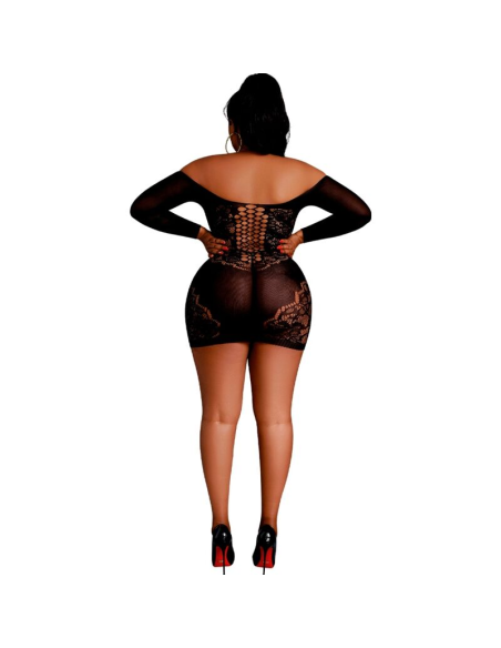 MOONLIGHT - MODELO 7 VESTIDO MANGA LARGA NEGRO TALLA ÚNICA - PLUS SIZE