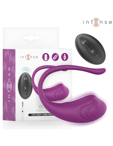 INTENSE - OLIVIA HUEVO VIBRADOR MORADO CONTROL REMOTO