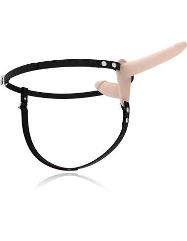 FETISH SUBMISSIVE HARNESS - DOBLE PENETRACIÓN VIBRADOR FLESH UP