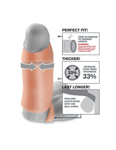 FANTASY X- TENSIONS - REAL FEEL EXTENSIÓN DE PENE XL