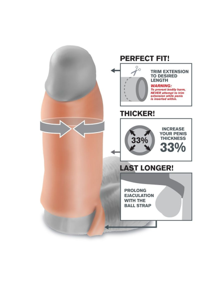 FANTASY X- TENSIONS - REAL FEEL EXTENSIÓN DE PENE XL