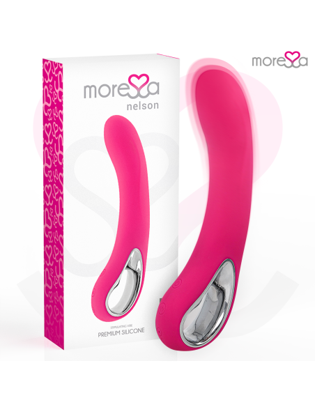 MORESSA - NELSON MASAJEADOR PUNTO G PREMIUM SILICONE RECARGABLE