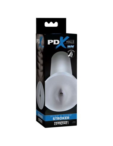 PDX MALE - PUMP AND DUMP STROKER MASTURBADOR - TRANSPARENTE