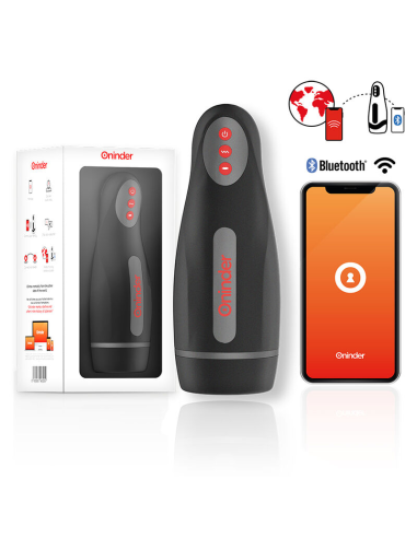 ONINDER - SEOUL MASTURBADOR MASCULINO DE COMPRESIÓN Y VIBRACIÓN - APP GRATUITA