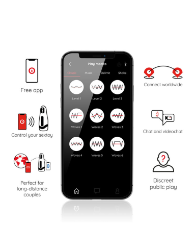 ONINDER - SEOUL MASTURBADOR MASCULINO DE COMPRESIÓN Y VIBRACIÓN - APP GRATUITA