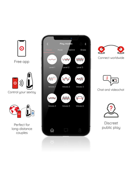 ONINDER - SEOUL MASTURBADOR MASCULINO DE COMPRESIÓN Y VIBRACIÓN - APP GRATUITA