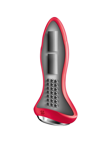 SATISFYER - ROTATOR PLUG 1 PLUG VIBRADOR APP ROJO