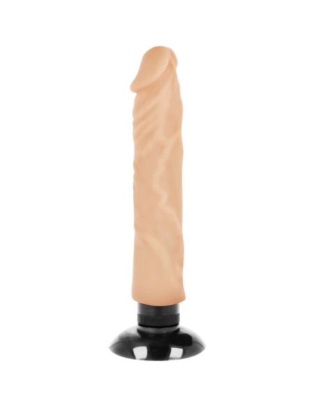 BASECOCK - VIBRADOR REALÍSTICO 2-1 NATURAL 20 CM -O- 4 CM