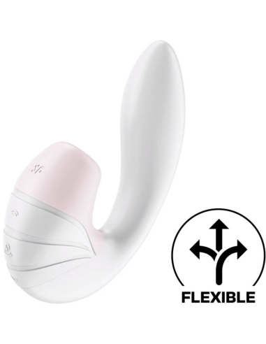 SATISFYER - SUPERNOVA ESTIMULADOR Y VIBRADOR BLANCO