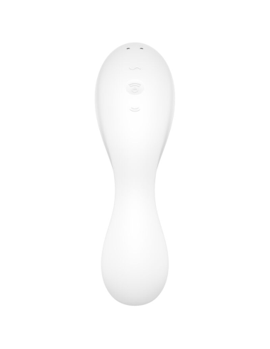 SATISFYER - CURVY TRINITY 5 ESTIMULADOR Y VIBRADOR APP BLANCO