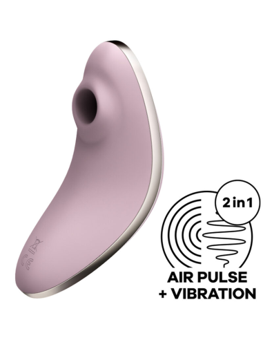 SATISFYER - VULVA LOVER 1 ESTIMULADOR Y VIBRADOR VIOLETA