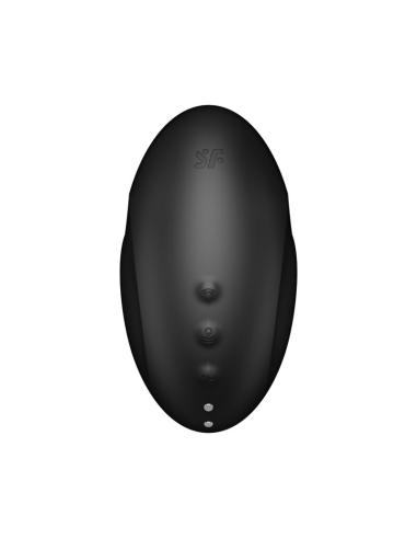 SATISFYER - VULVA LOVER 3 ESTIMULADOR Y VIBRADOR NEGRO