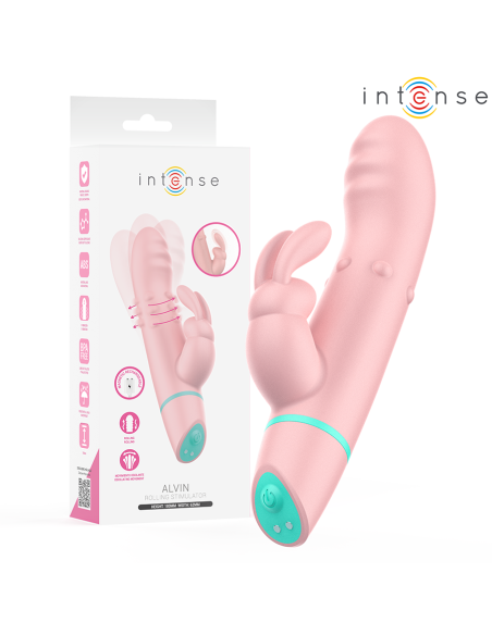 INTENSE - ALVIN ESTIMULADOR RABBIT and VIBRADOR ROLLING OSCILANTE