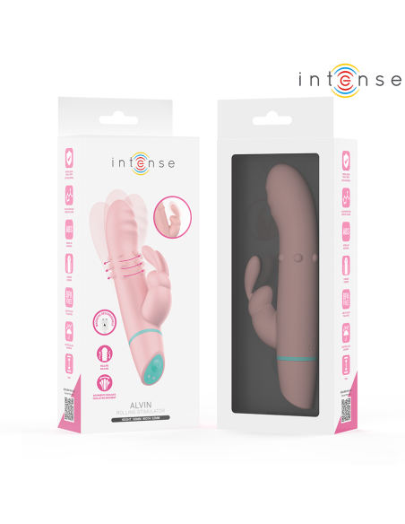 INTENSE - ALVIN ESTIMULADOR RABBIT and VIBRADOR ROLLING OSCILANTE