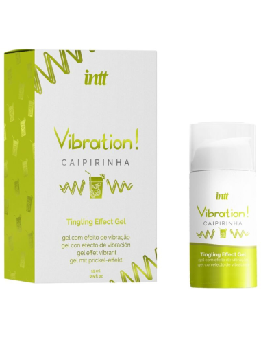 Estimulante íntimo Gel Vibrador Liquido Caipirinha 15ml - Intt