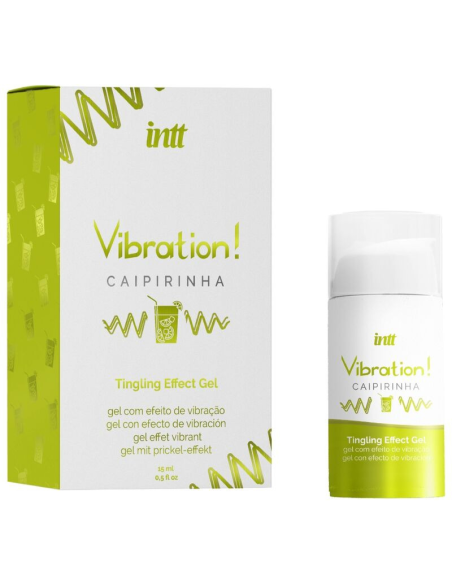 Estimulante íntimo Gel Vibrador Liquido Caipirinha 15ml - Intt