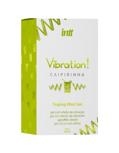 Estimulante íntimo Gel Vibrador Liquido Caipirinha 15ml - Intt