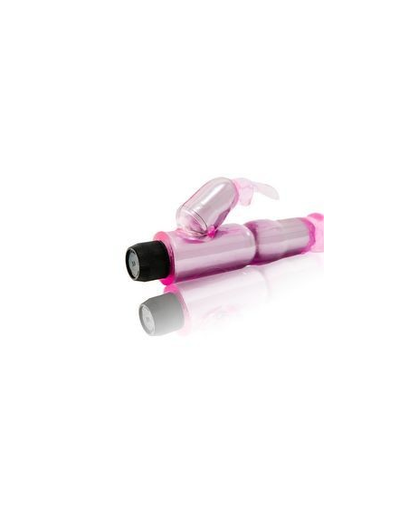 BAILE - Vibrador Estimulador Rosa Regulable con Tacto Suave y Doble Motor para Placer Intenso