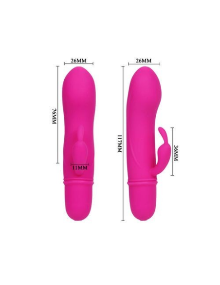 PRETTY LOVE - FLIRTATION CAESAR Vibrador Conejito | SexPlace.MX