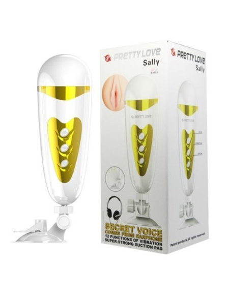 Pretty Love - Masturbador Masculino Sally con Vibración y Sonido